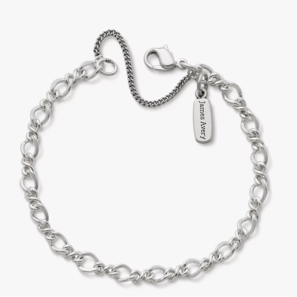 James Avery Silver Charm Bracelet with Red Tag - Picture 1 of 5